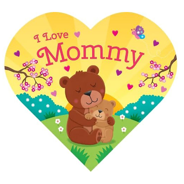 Heart Shaped Board Book - I Love Mummy