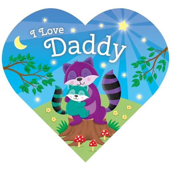 Heart Shaped Board Book - I Love Daddy