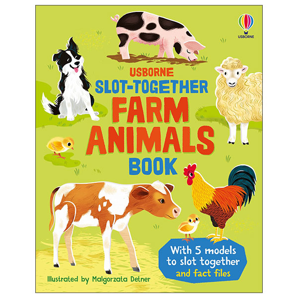 Slot-Together Farm Animals Book