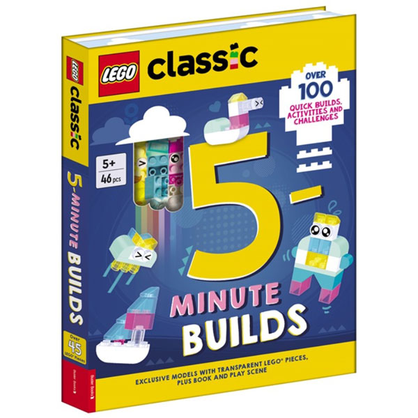 LEGO® Classic-Five-Minute Builds - With Transparent Pieces