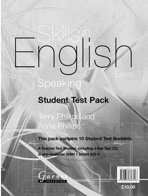 Skills in English: Single Skill Ed Speaking Level 1 Student Test Pack ...