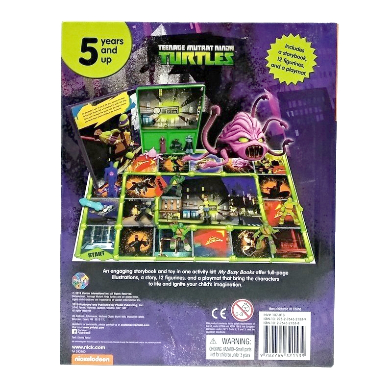 Teenage Mutant Ninja Turtles My Busy Book - FAHASA.COM
