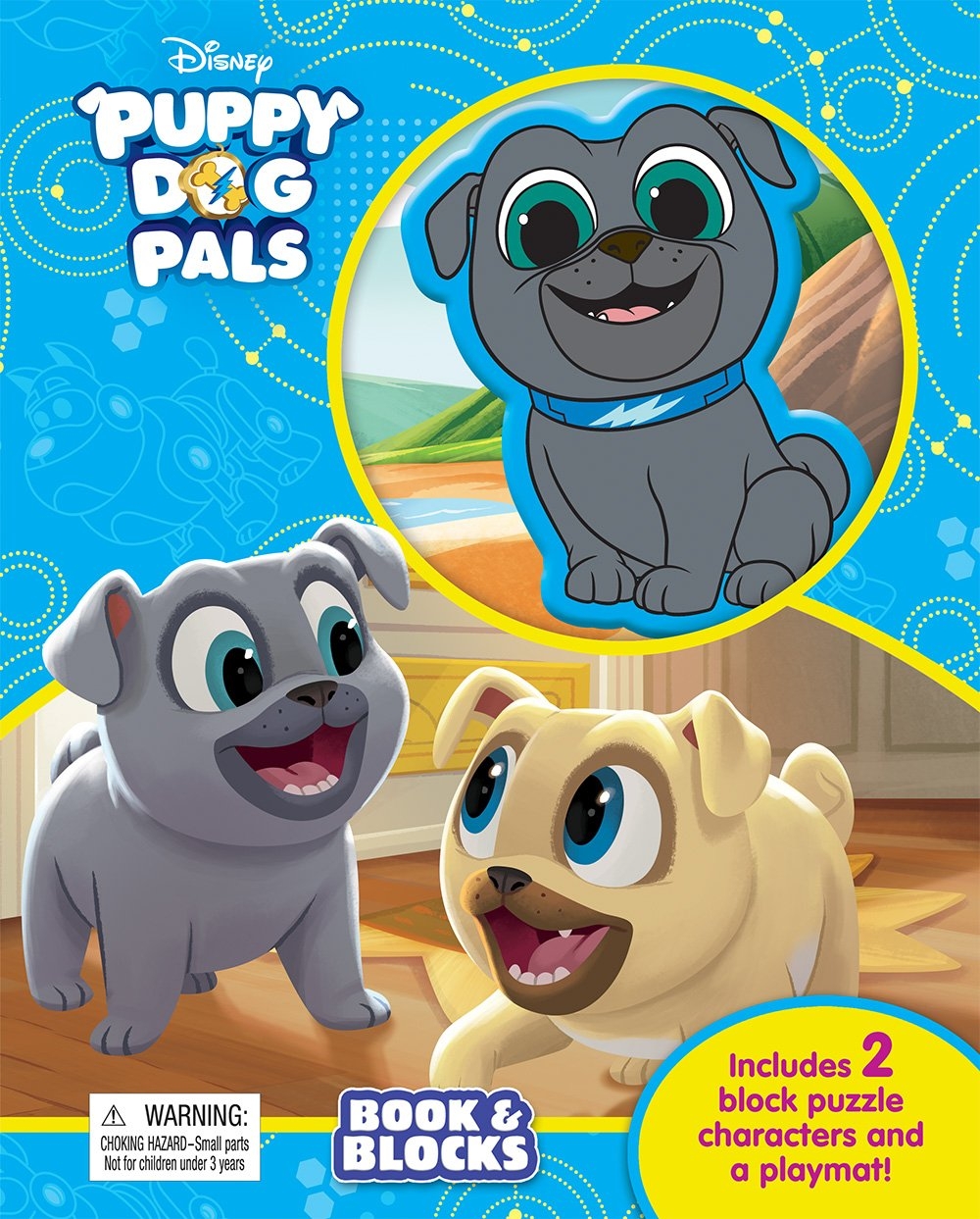 Disney Jr. Puppy Dog Pals Book & Blocks