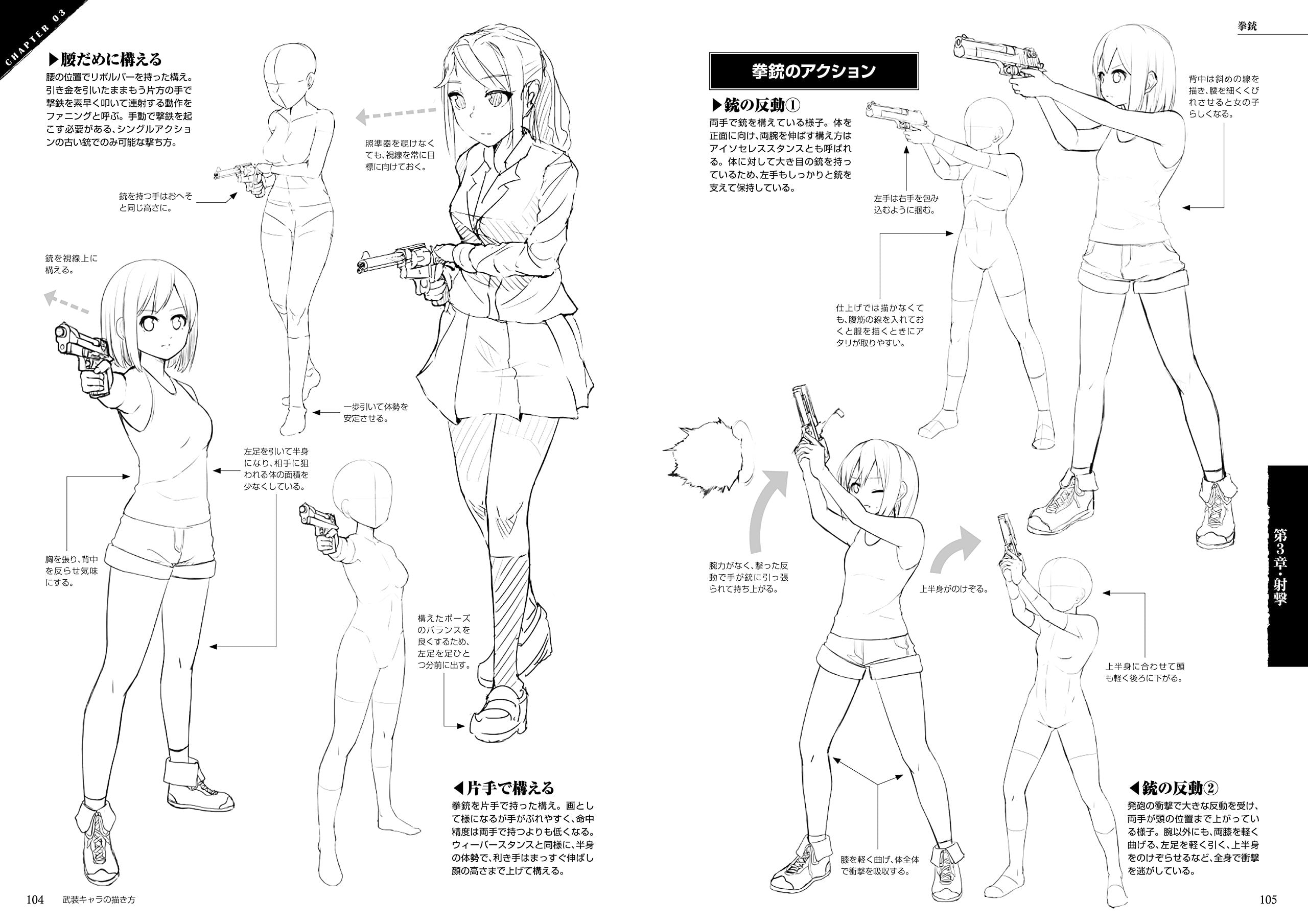 How to draw armed characters (Kosaido Manga Studio) (武装