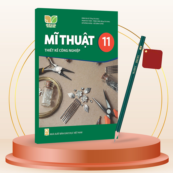 Sách Mĩ Thuật 11 (Kết Nối) (Chuẩn) - Kèm Bút Chì 2B Deli 33312-2B - Đinh Gia Lê