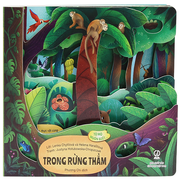 Sách Tò Mò Muốn Biết... - Trong Rừng Thẳm - Bìa Cứng - Lenka Chytilová