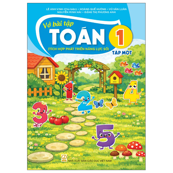 Vở Bài Tập Toán 1 - Tập 1 (Tích Hợp Phát Triển Năng Lực Số) (Phiên Bản 2026)