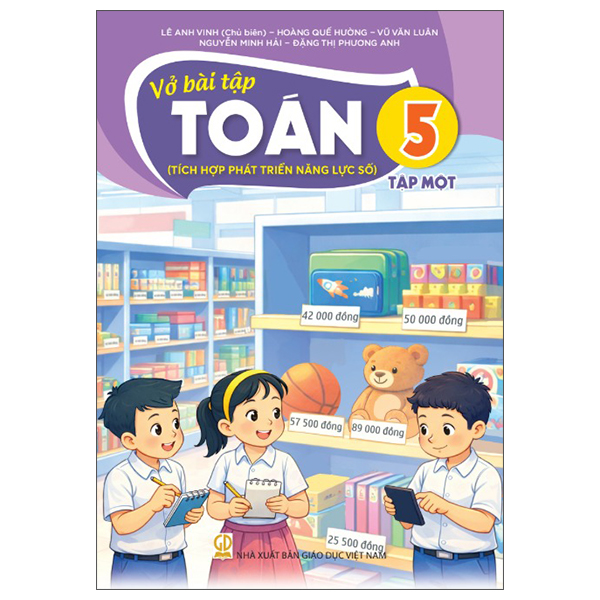 Vở Bài Tập Toán 5 - Tập 1 (Tích Hợp Phát Triển Năng Lực Số) (Phiên Bản 2026)