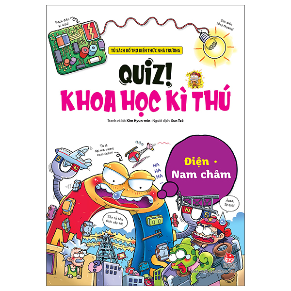 Sách Quiz! Khoa Học Kì Thú - Điện-Nam Châm - Châm