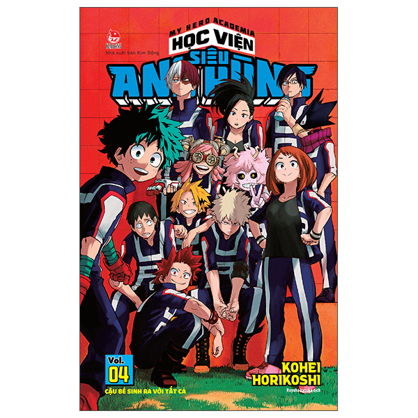 Truyện Tranh My Hero Academia - Học Viện Siêu Anh Hùng - Tập 4 - Cậu Bé Si - Kohei Horikoshi