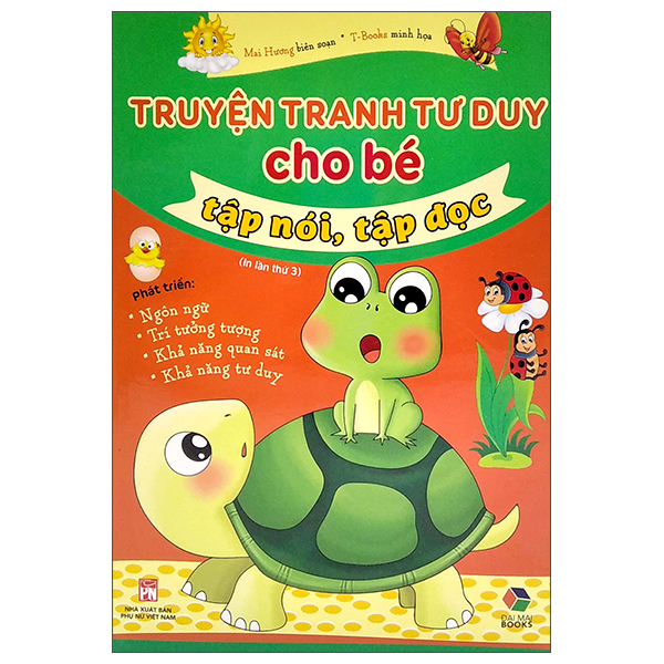 Truyện Tranh Tư Duy Cho Bé Tập Nói, Tập Đọc - Bìa Cứng (Tái Bản 2023)