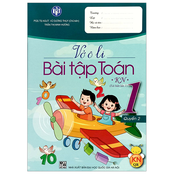 Sách Vở Ô Li Bài Tập Toán 1 - Quyển 2 (Kết Nối) (Tái Bản 2022) - Dương Hà