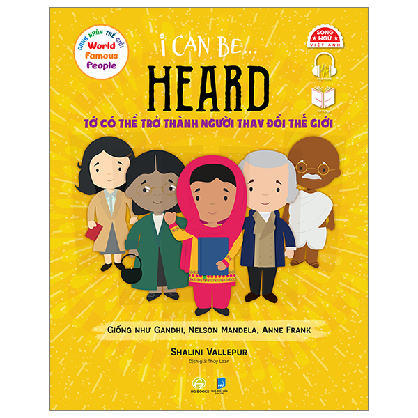 Sách Danh Nhân Thế Giới - World Famous People - I Can Be Heard - Tớ Có Thể T - nhân trí