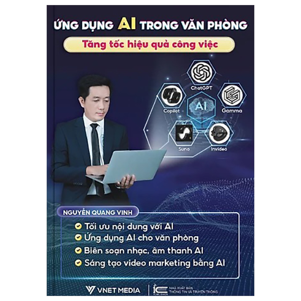 Sách Ứng Dụng AI Trong Văn Phòng - Tăng Tốc Hiệu Quả Công Việc - Nguyễn Văn Phong