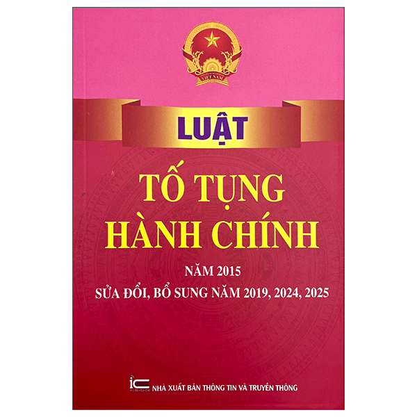 Sách Luật Tố Tụng Hành Chính Năm 2015 (Sửa Đổi, Bổ Sung Năm 2019, 202 - 2019
