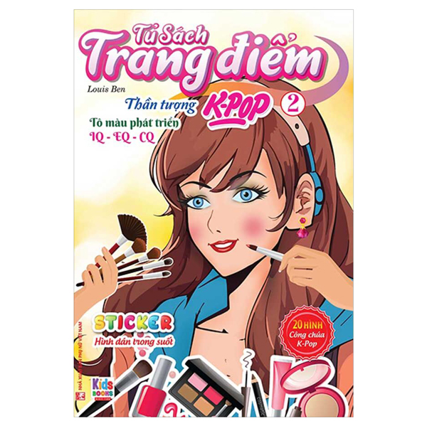 Sách Tủ Sách Trang Điểm - Thần Tượng K-Pop - Tập 2 - Sticker Hình Dán T - Louis Ben