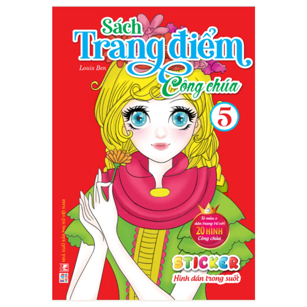 Sách Trang Điểm Công Chúa Tập 5 - Sticker Hình Dán Trong Suốt