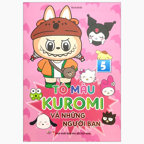 Sách Tô Màu Kuromi Và Những Người Bạn 5 - Bachakids