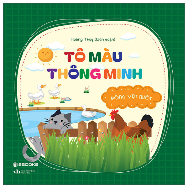 Sách Tô Màu Thông Minh - Động Vật Nuôi - Văn Minh