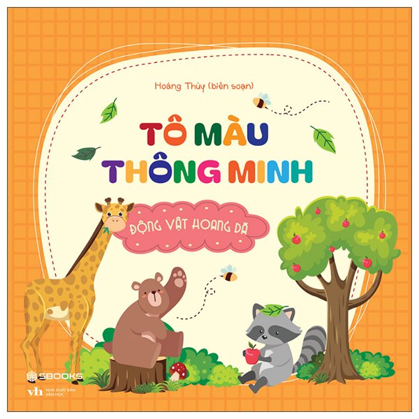 Sách Tô Màu Thông Minh - Động Vật Hoang Dã - Hoàng Thúy