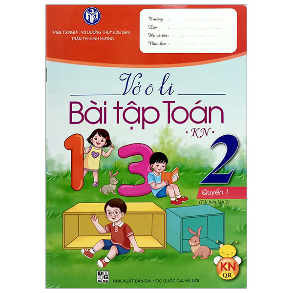 Sách Vở Ô Li Bài Tập Toán 2 - Quyển 1 (Kết Nối) (Tái Bản 2023) - Vũ Dương Thụy