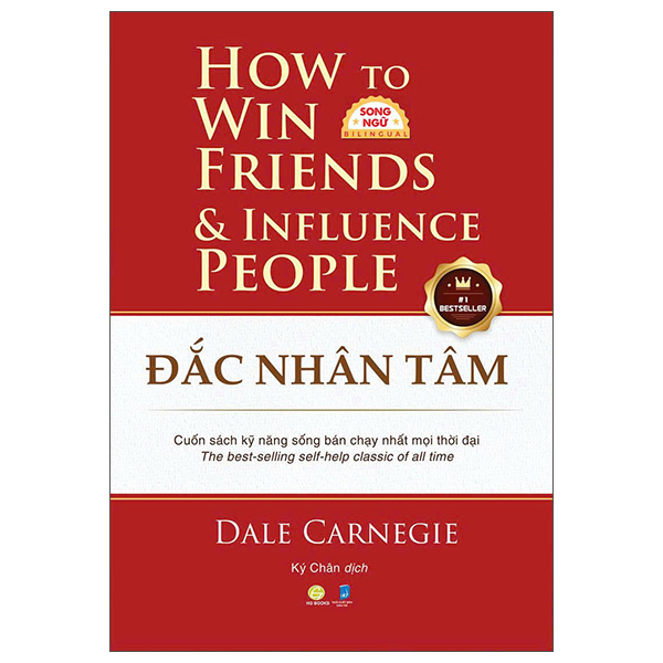 Sách Đắc Nhân Tâm - How To Win Friends And Influence People - Song Ngữ Việt-A - nhân trí