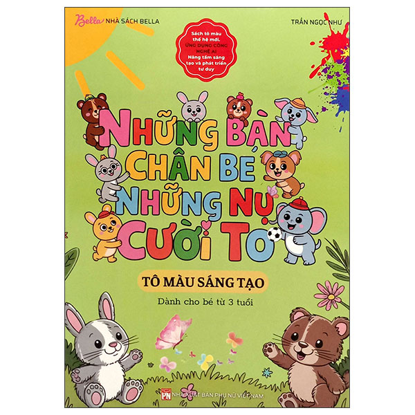 Sách Những Bàn Chân Bé Những Nụ Cười To - Tô Màu Sáng Tạo - Dành Cho - Chân Vĩ