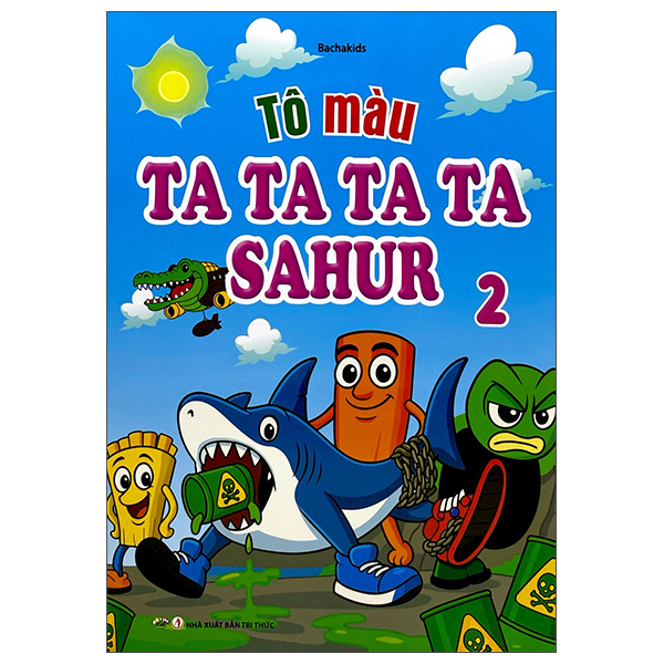 Sách Tô Màu - Ta Ta Ta Ta Sahur - Tập 2 - Bachakids