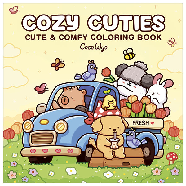 Cozy Cuties - Coloring BookFor Adults And Kids