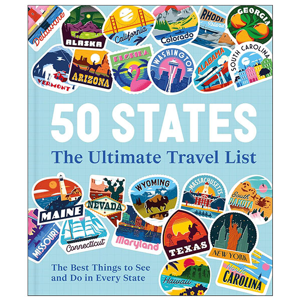50 States The Ultimate Travel List - Hard Back