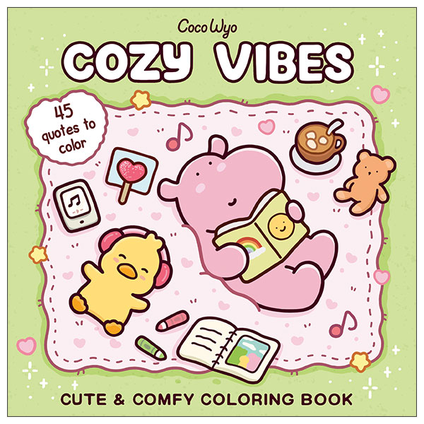 Cozy Vibes - Coloring Book For Adults And Kids