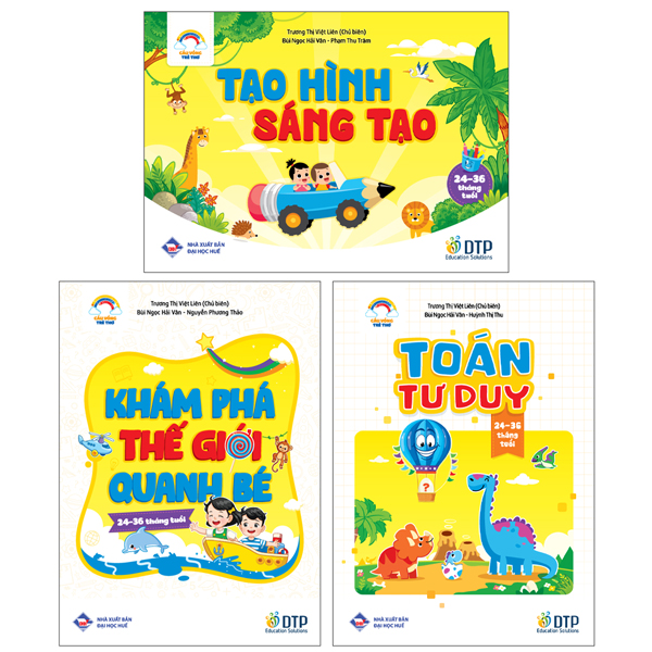 Sách Bộ Sách Cầu Vồng Trẻ Thơ - Dành Cho Trẻ 24-36 Tháng Tuổi (Bộ 3 - Huế Lyly