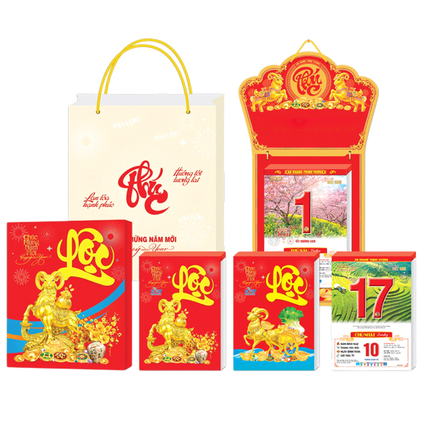 Lịch Bloc Siêu Đại 2027 - Non Nước Việt Nam - Đầu Chữ Phúc - 20 x 30 cm - Đại Việt Á DVA09