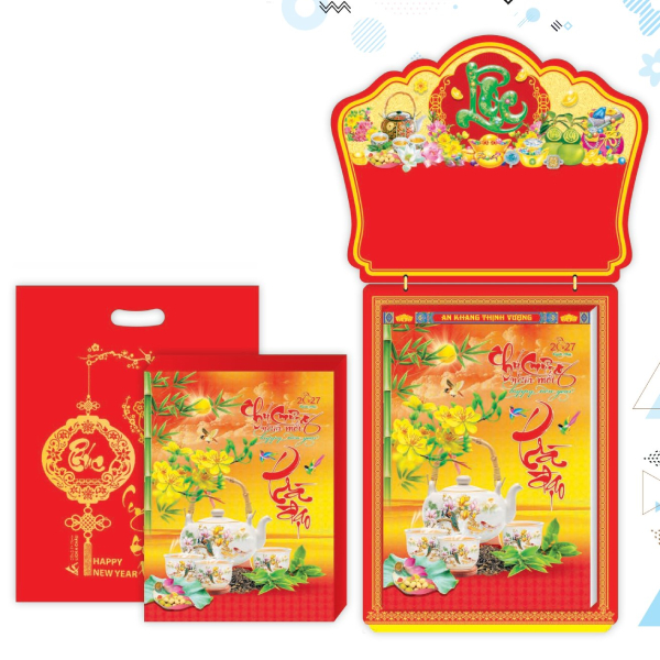 Lịch Bloc Siêu Đại - Trà Đạo - 20 x 30 cm - Á Châu AC05