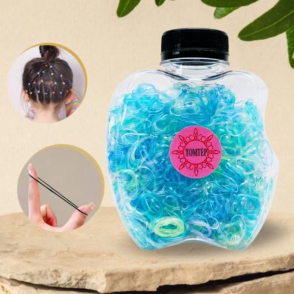 Dây Thun Cột Tóc Mini Nhiều Màu - TomTep A21N - Màu Xanh Dương