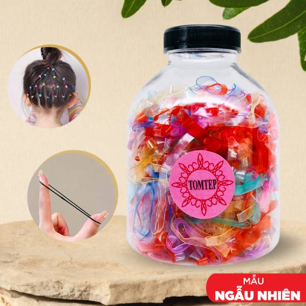Dây Thun Cột Tóc Mini Nhiều Màu - TomTep A22Đ (Mẫu Màu Giao Ngẫu Nhiên)