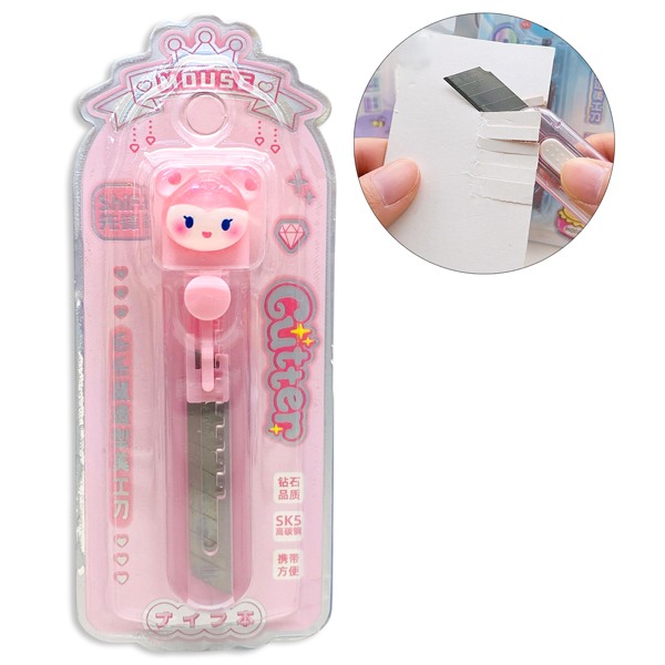 Dao Rọc Giấy Mini - ShiF 8177 - Màu Hồng