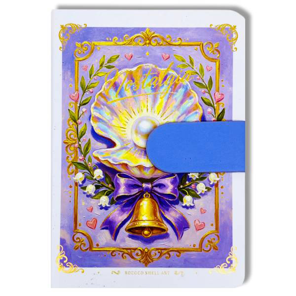 Sổ Nút Gài A6 - Kẻ Ngang - 200 Trang 80gsm - Depai A6-7000-24 - Màu Tím