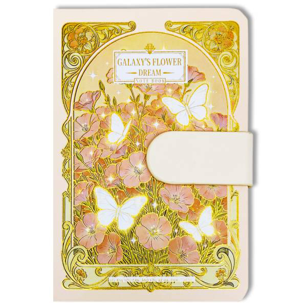 Sổ Nút Gài A6 - Kẻ Ngang - 200 Trang 80gsm - Depai A6-7000-26 - Màu Kem