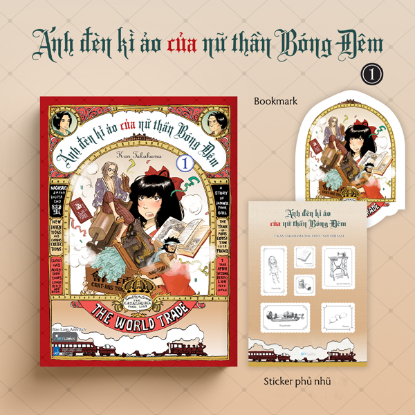 Ánh Đèn Kì Ảo Của Nữ Thần Bóng Đêm - Tập 1 - Tặng Kèm Bookmark + Sticker Phủ Nhũ