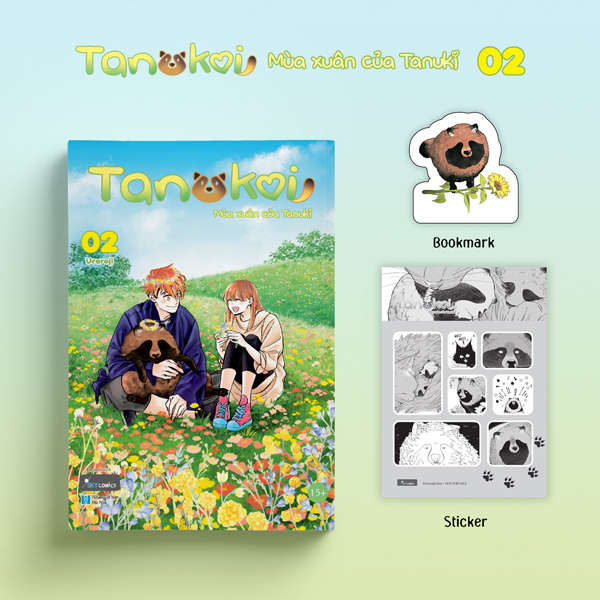 Tanukoi - Mùa Xuân Của Tanuki - Tập 2 - Tặng Kèm Bookmark Bồi Cứng + Sticker