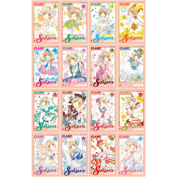Combo Manga - Cardcaptor Sakura - Thẻ Bài Pha Lê: Tập 1 - 16 (Bộ 16 Tập)