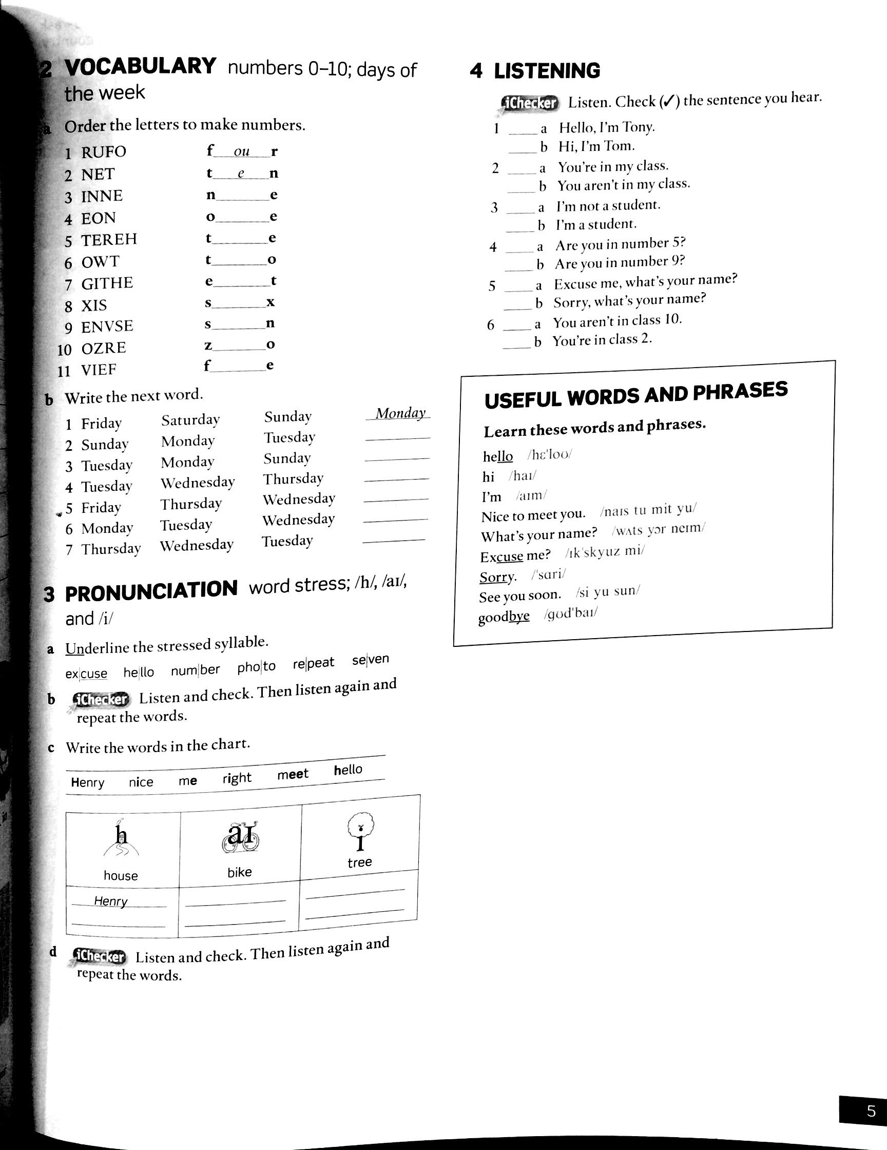 American English File Second Edition: Starter Workbook And Ichecker ...