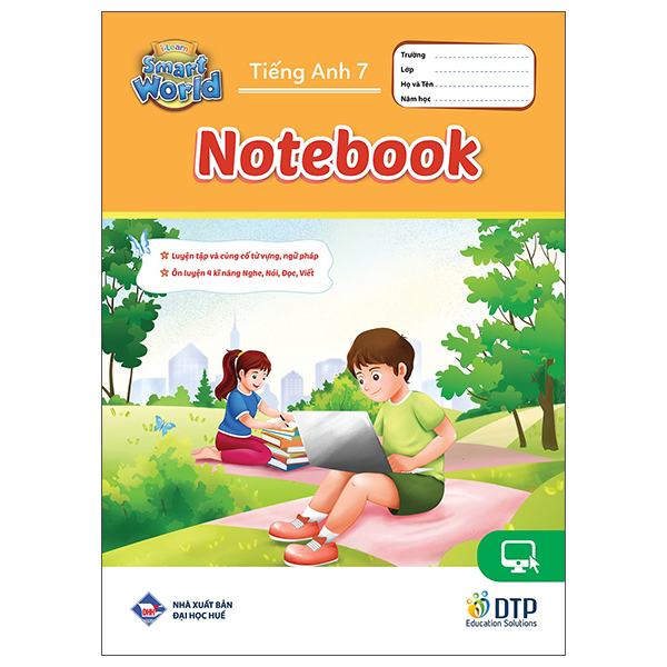Sách Tiếng Anh 7 I-Learn Smart World - Notebook (Tái Bản 2024) - Đại Học Huế