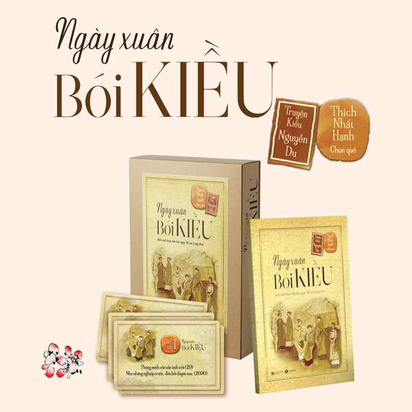 Sách Boxset Ngày Xuân Bói Kiều (Bộ Bài + Sách Hướng Dẫn) - Nguyễn Hạnh