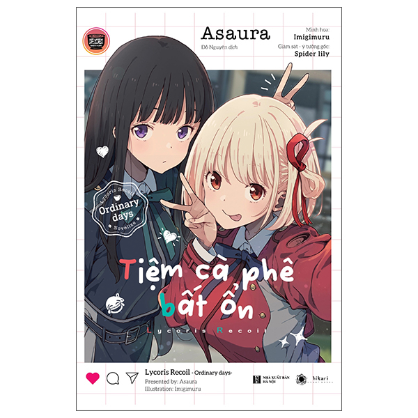 Lycoris Recoil - Ordinary Days - Tiệm Cà Phê Bất Ổn - Tặng Kèm Bookmark