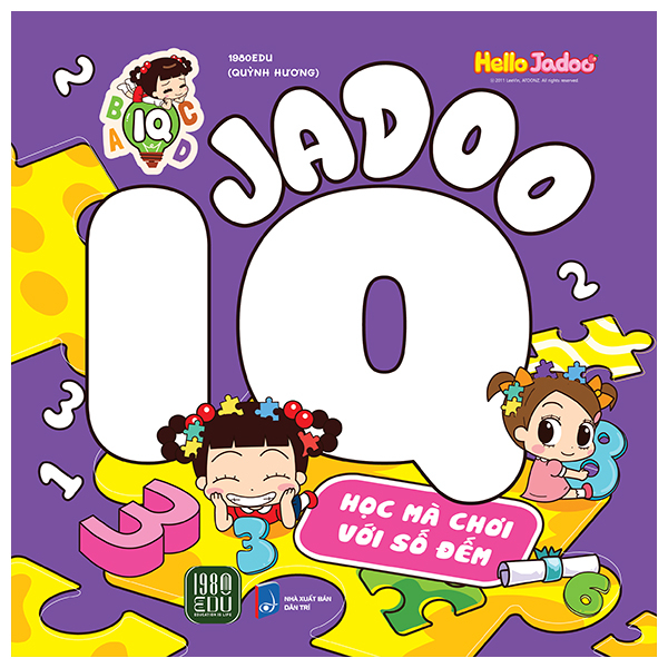 Sách Jadoo IQ - Học Mà Chơi Với Số Đếm - 1980Edu