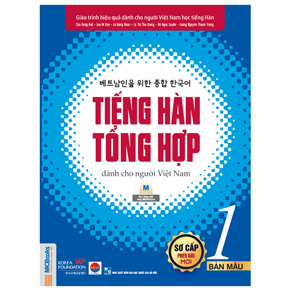 Sách Tiếng Hàn Tổng Hợp Dành Cho Người Việt Nam - Sơ Cấp 1 - Bản Mà - Hân Vi