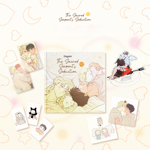 The Sacred Serpent's Seduction - Artbook - Bản Đặc Biệt - Bìa Cứng - Tặng Kèm 2 Postcard Giấy + 2 Card Bo Góc Nhựa + 3 Card Bo Góc Mini + 1 Standee Bập Bênh