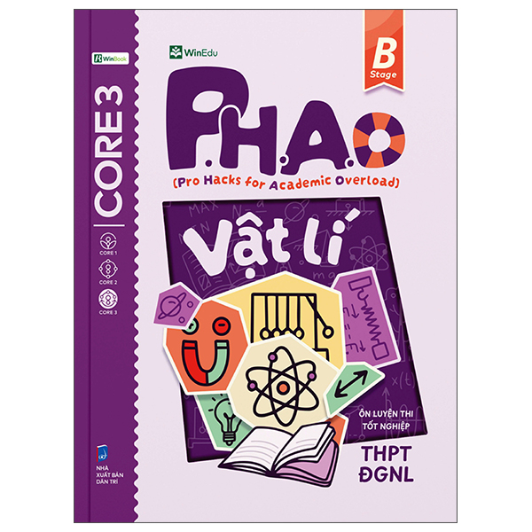 Sách P.H.A.O - Pro Hacks For Academic Overload - Vật Lí - Ôn Luyện Thi Tốt Ngh - WinEdu